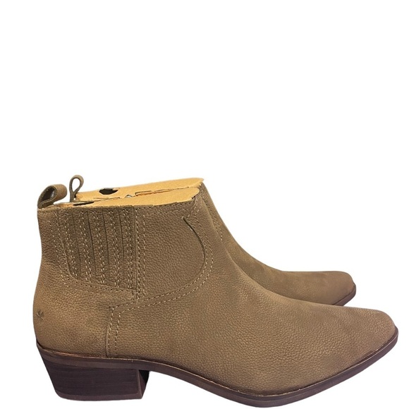 Lucky Brand Hikalli Leather Ankle Western Boot Bootie sz 8 NIB - Picture 7 of 9